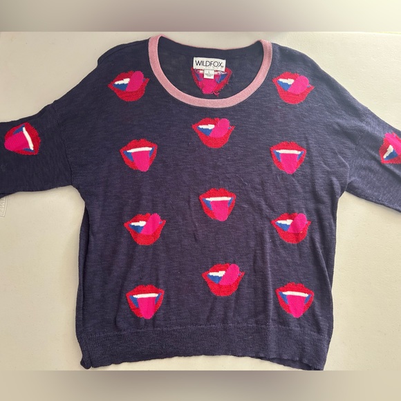 Wildfox Lippy Laura Sweater - Picture 3 of 7